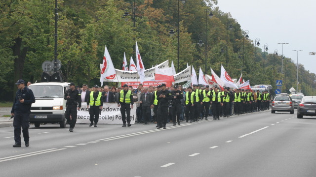 Sadownicy protestują w Warszawie. Utrudnienia
